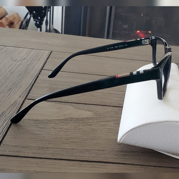 Burberry Check Unisex Eyeglass Frames - Picture 5 of 8